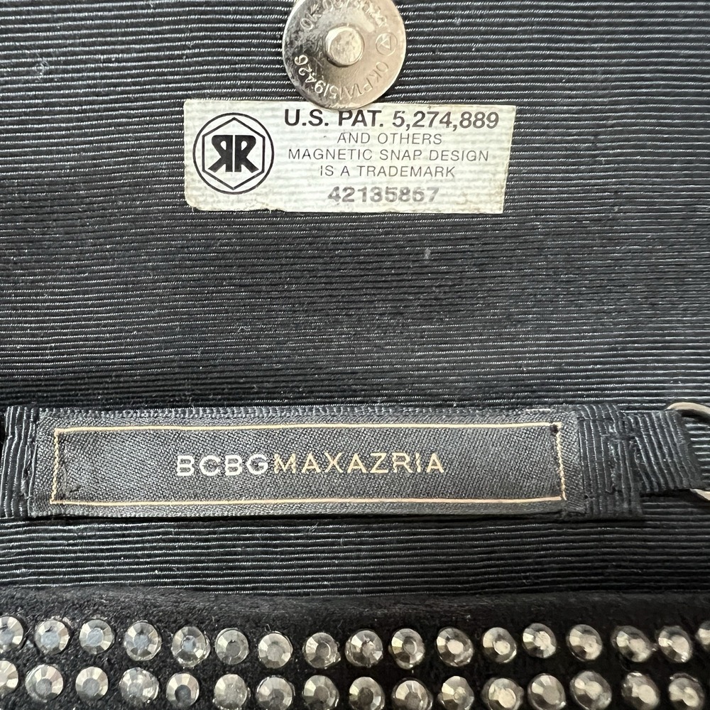 BCBG Maxazria Black Clutch with Removable Shoulder Chain Strap - Picture 4 of 7